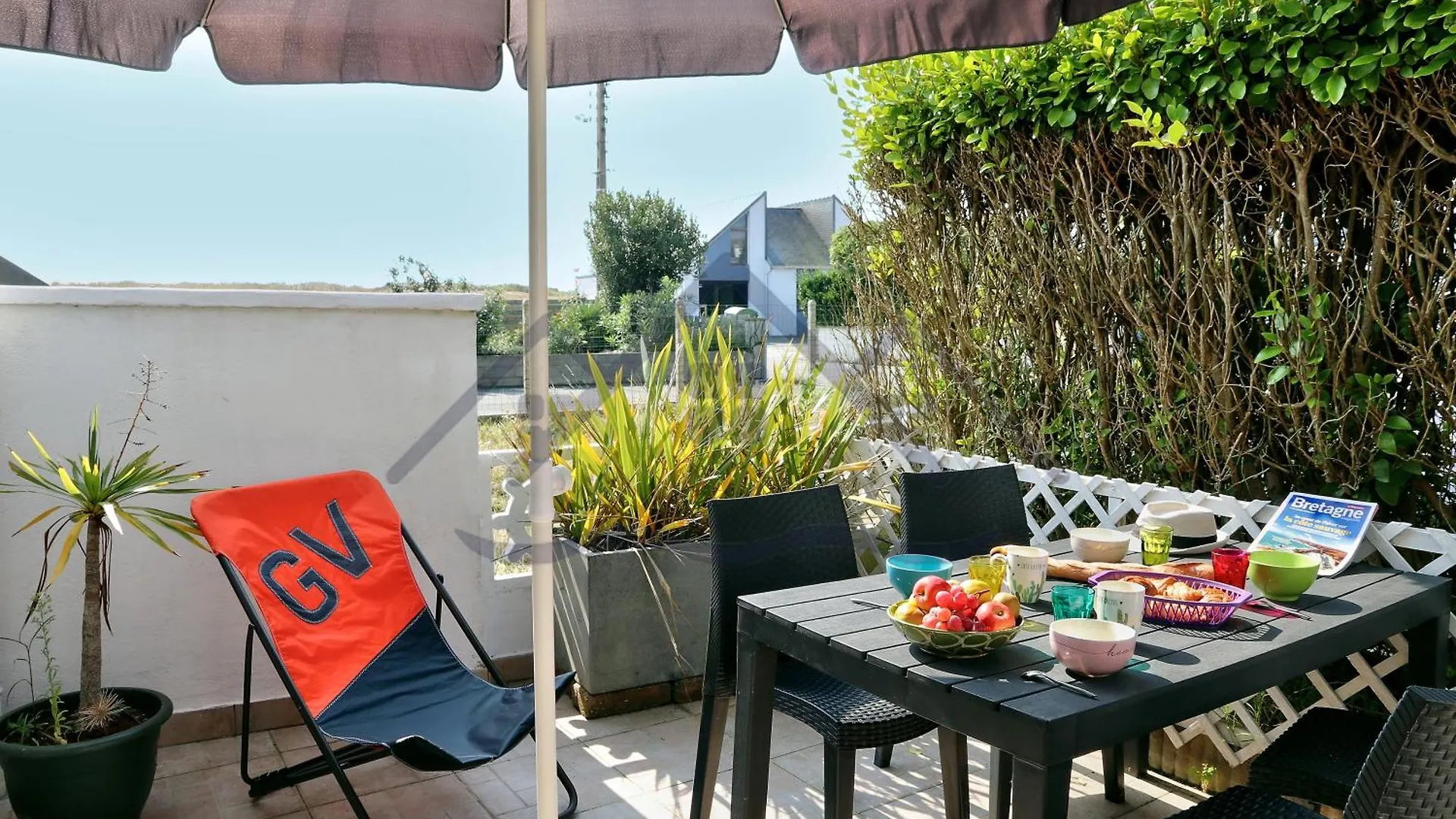 Localise - A02 - Appartement De Plain-Pied - Terrasse - Juste A Cote De La Plage - Centre Et Port A Pied - Wifi Inclus - Draps Inclus - Animaux Bienvenus Tréffiagat 0*,  Franciaország