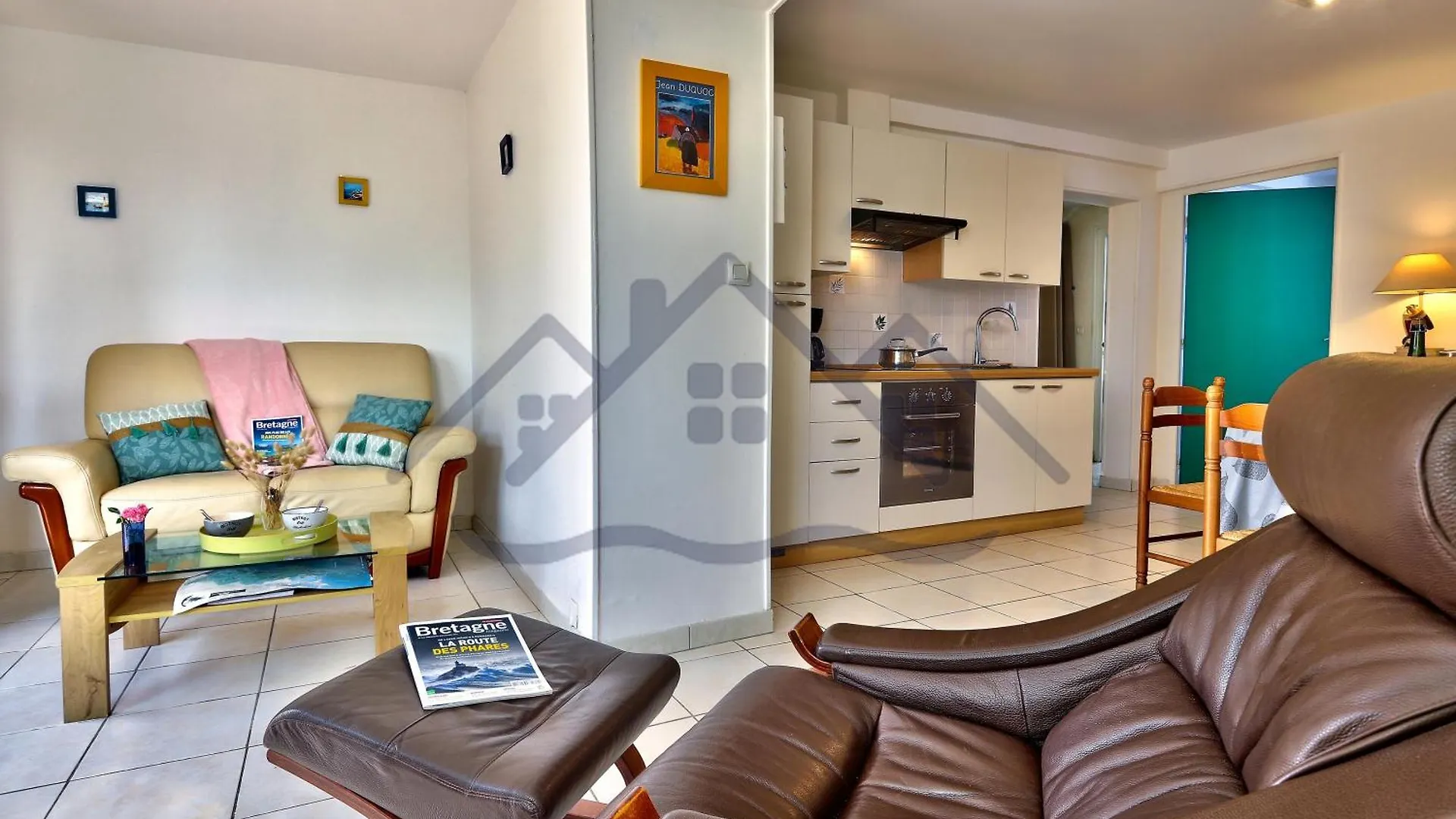 Apartman Localise - A02 - Appartement De Plain-Pied - Terrasse - Juste A Cote De La Plage - Centre Et Port A Pied - Wifi Inclus - Draps Inclus - Animaux Bienvenus Tréffiagat