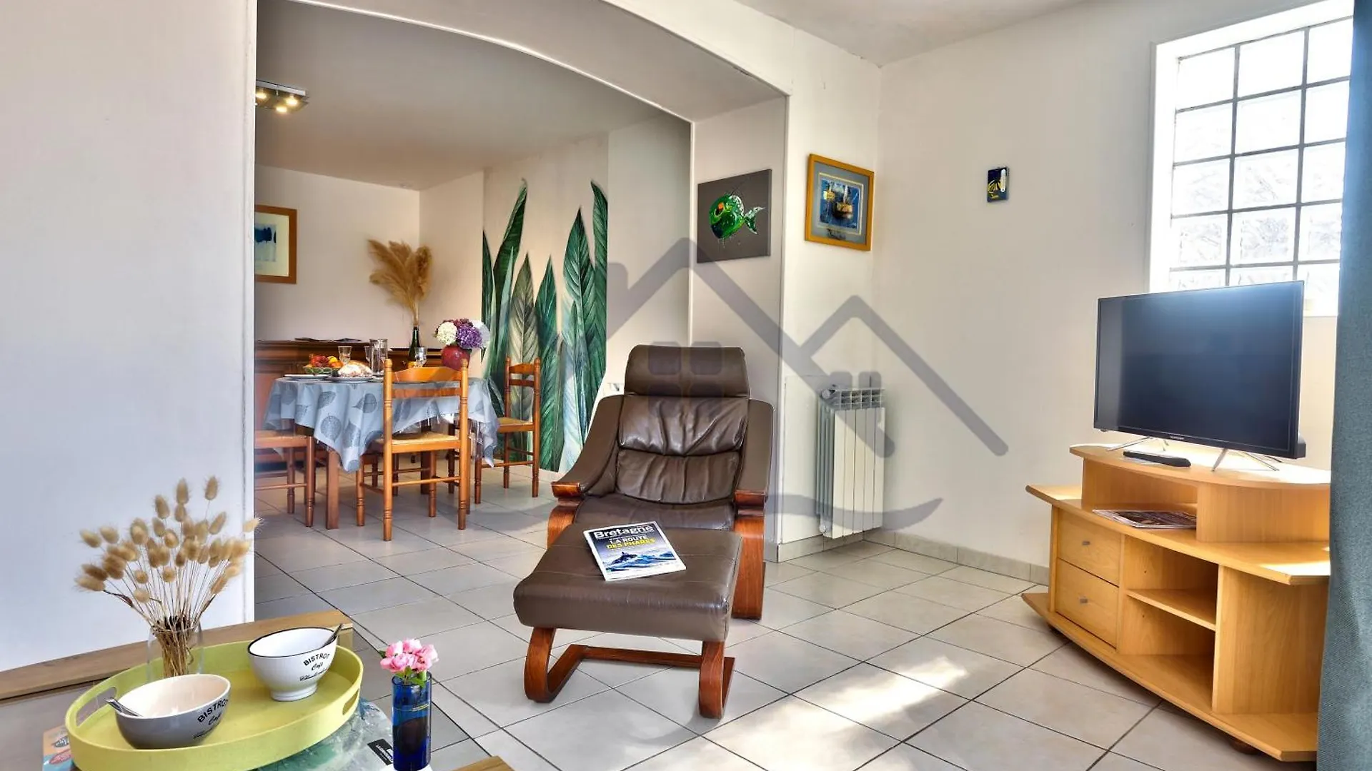 Localise - A02 - Appartement De Plain-Pied - Terrasse - Juste A Cote De La Plage - Centre Et Port A Pied - Wifi Inclus - Draps Inclus - Animaux Bienvenus Tréffiagat Apartman